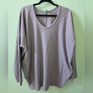 Honeyme Dusty Lavender Long Sleeve Top